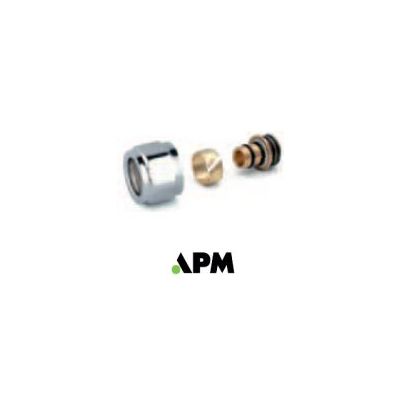ADATTATORE CROMATO PER TUBO MULTISTRATO